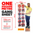 Custom DTF Heat Transfers Gang Sheet (BULK CUSTOMERS ONLY)